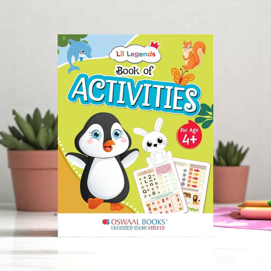 Oswaal Books Lil Legends Preschool Activity Book For Kids | Age - 4+ Years