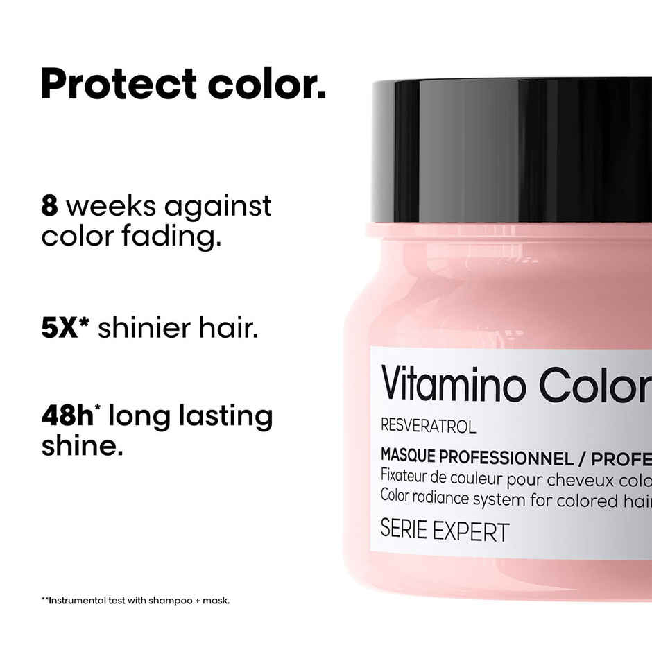 L'Oreal Professionnel Vitamino Color Shampoo(300ml) & L'Oreal Professionnel Vitamino Color Mask(250g) Combo