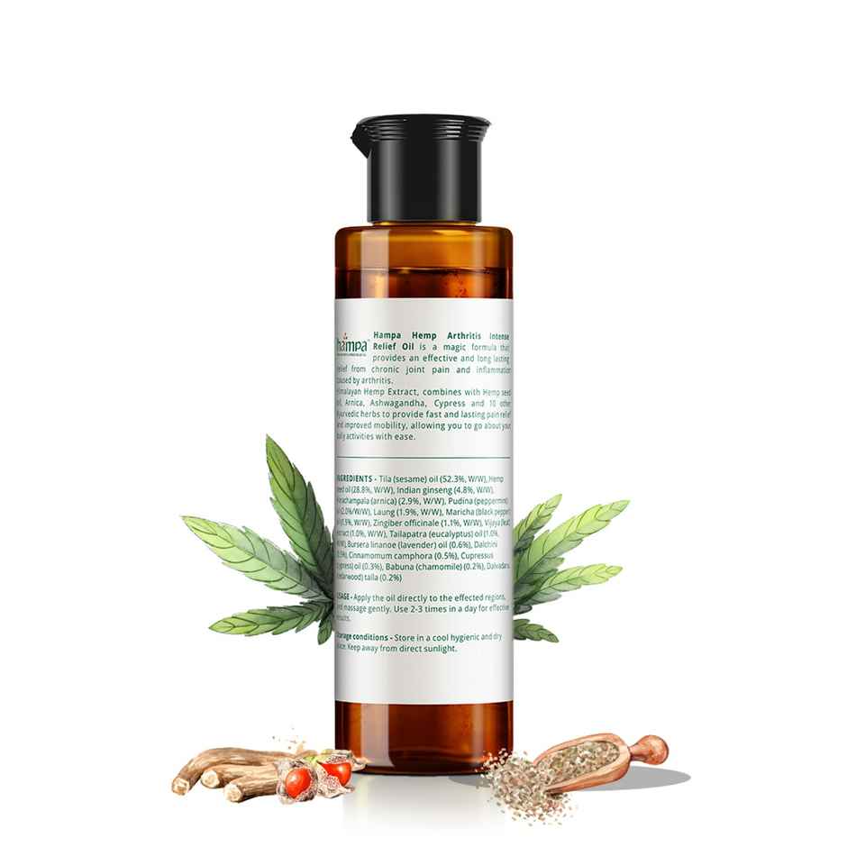 Hampa Hemp Arthritis Intense Relief Oil