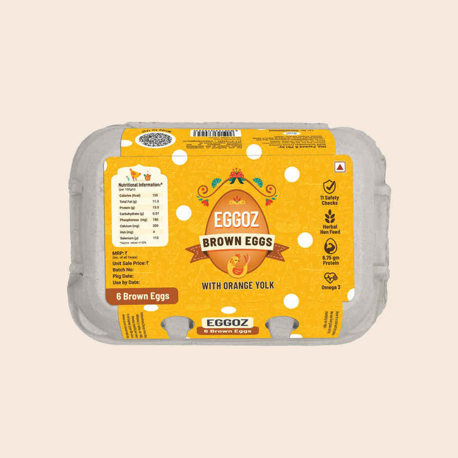 Eggoz Protein Rich Farm Fresh Brown Eggs