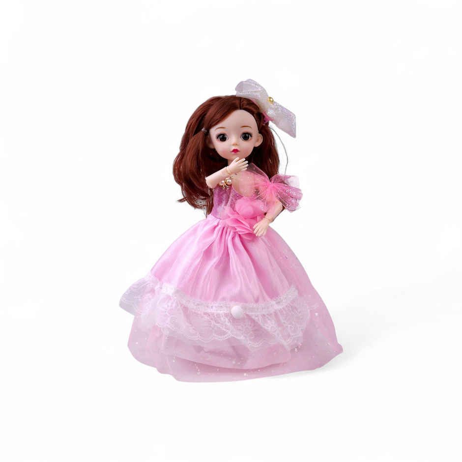 Toyshine 9 Inch Alia Doll In Wedding Dress | Pretend Play Toy | Pink