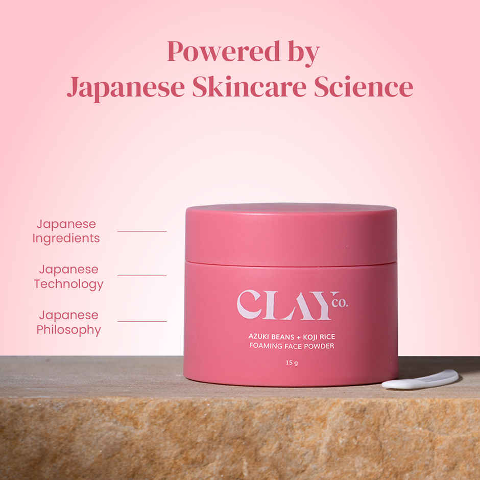 Clayco Azuki Beans + Koji Rice Foaming Face Powder