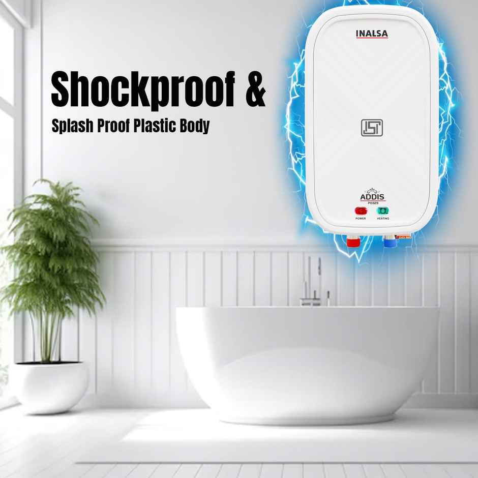 INALSA Addis PO 323 ,3 Liter Instant Water Heater,SS 304 Inner Tank,Faster Heating