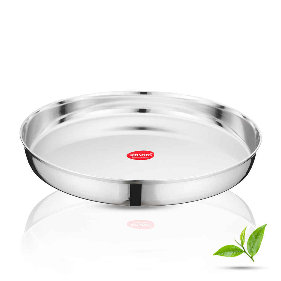 Jensons Stainless Steel Khomcha Plate | 12 Inch