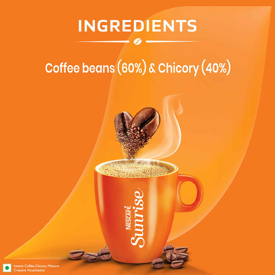 Nescafe Sunrise Instant Coffee Powder by Nescafe with Free Mug
