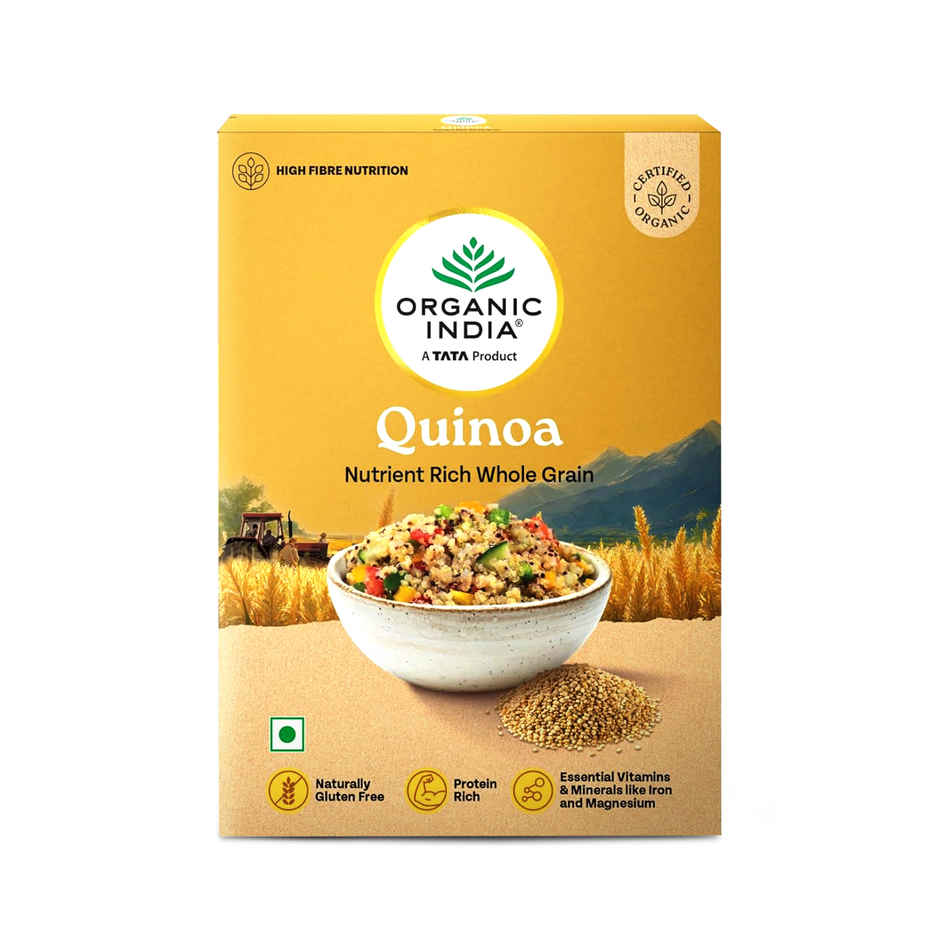 A TATA Product - Organic India Quinoa, Nutrient-Rich Whole Grain, Protein-Rich, Gluten-Free