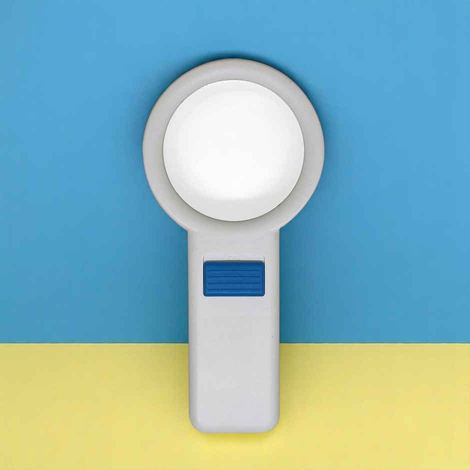 Sahyog Wellness Optical Magnifying Glass with LED-High Magnification Lights for Kids - White