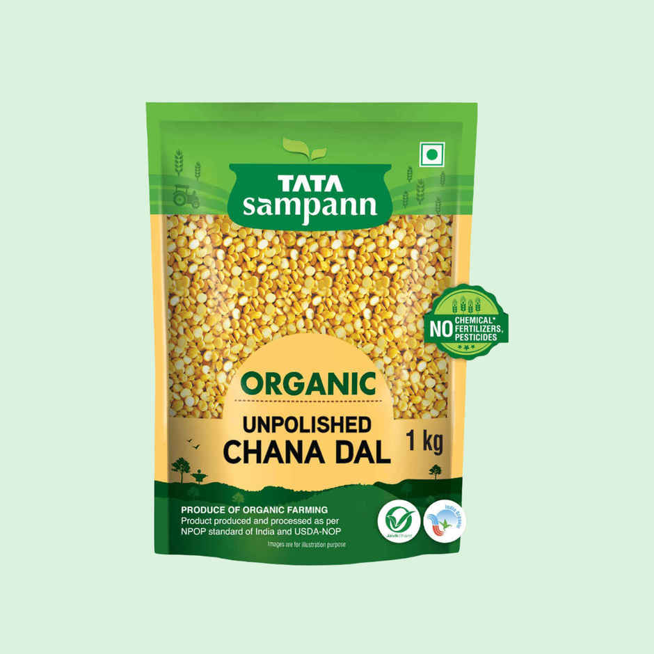 Tata Sampann Organic Unpolished Chana Dal