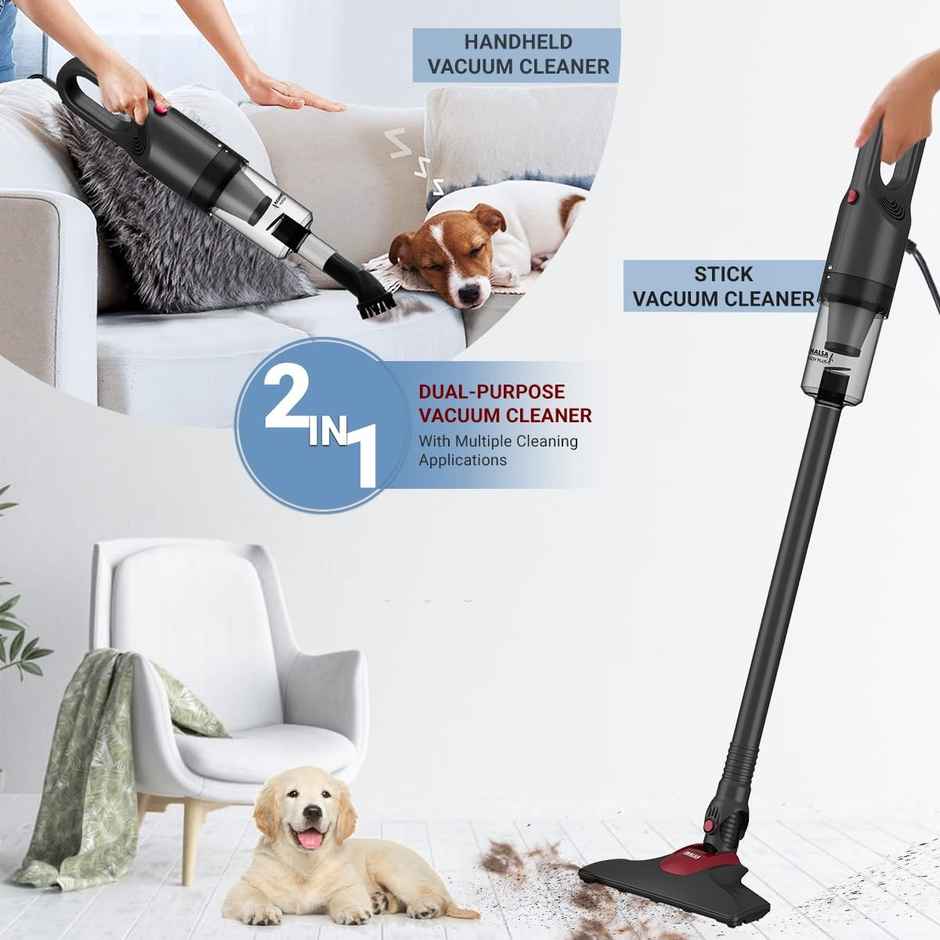INALSA Vacuum Cleaner Ozoy Plus,700W Motor&14Kpa Suction,Hepa, 2-In-1 Handheld&Stick Vacuum Cleaner