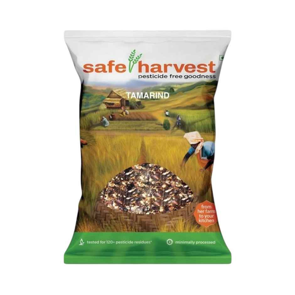 Safe Harvest Pesticide-Free Seedless Tamarind | Seedless Imli | Soft & Delicious