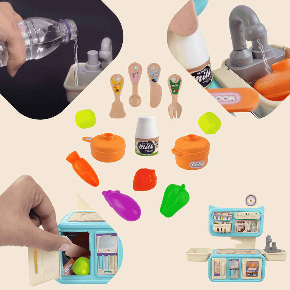 Toytale Kitchen Set | Toys For Girls |Kids Cooking Play Set | Birthday Gift