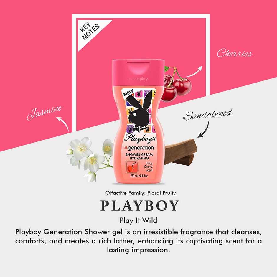 Playboy Generation Women Shower Gel