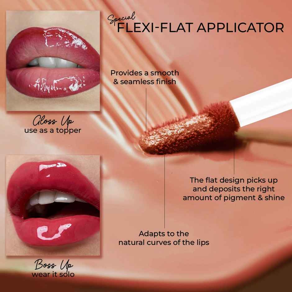 Just Herbs Honey Dew Non Stick Lip Plumping Gloss With Vit C And Peppermint Oil For Women