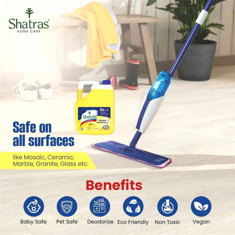 Shatras Citrus Disinfectant Surface And Floor Cleaner Liquid
