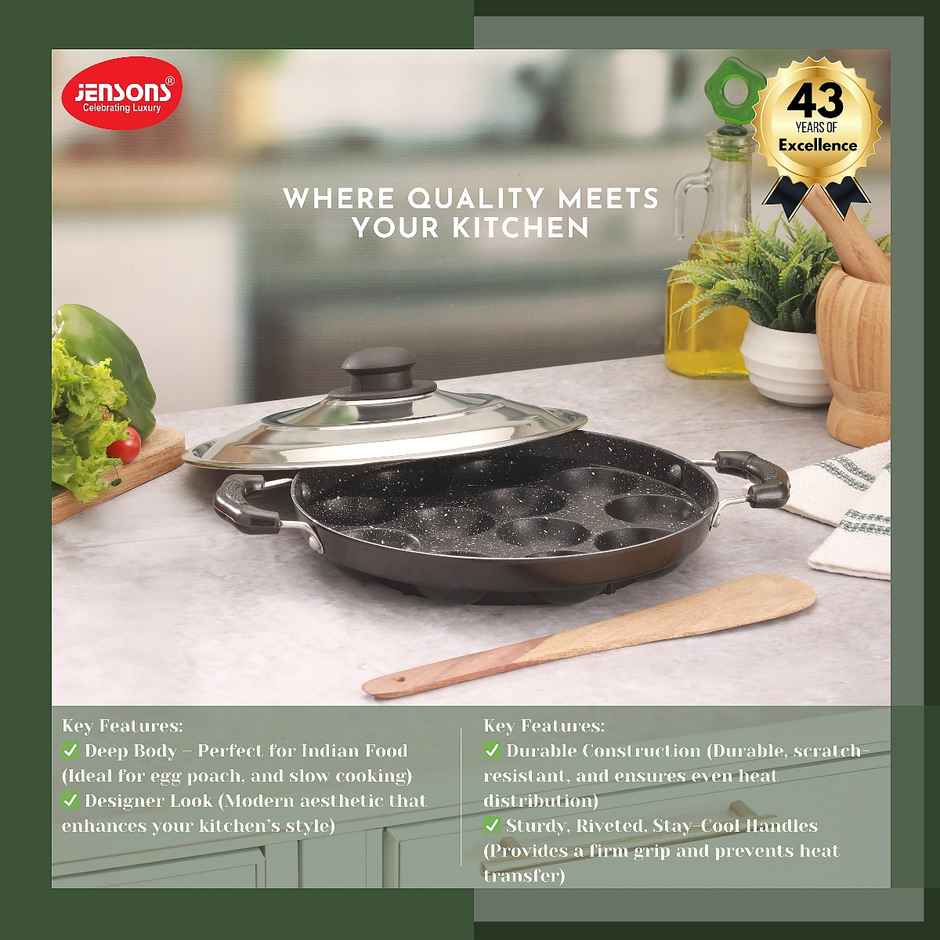 Jensons Cuisine Non Stick Appe Maker ( 12 Cups )