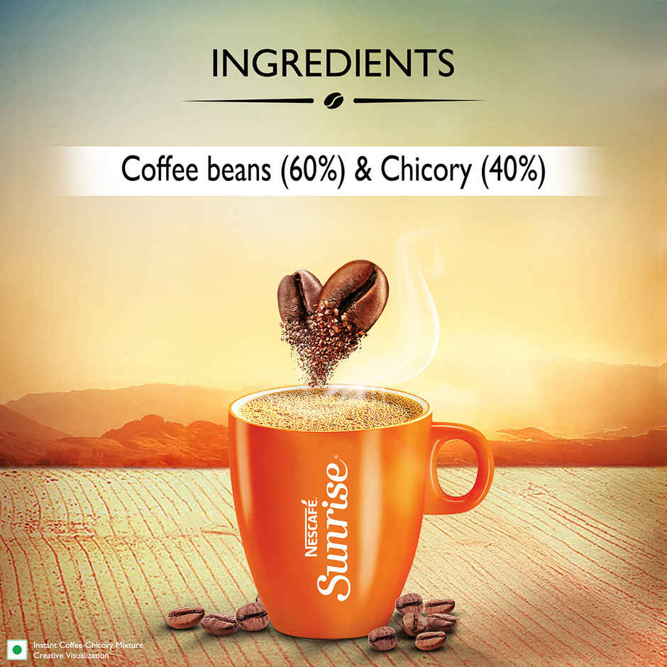 Nescafe Sunrise Instant Coffee Powder by Nescafe with Free Mug