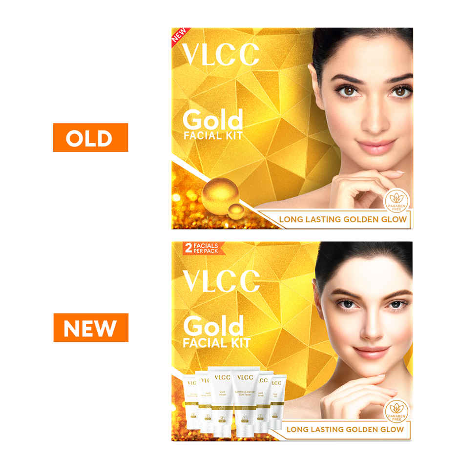 VLCC Gold Facial Kit For Luminous & Radiant Complexion