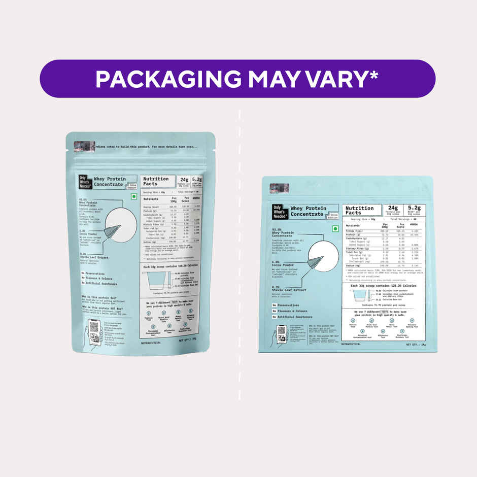 Only What's Needed 24g Whey Protein Concentrate | Cocoa Edition