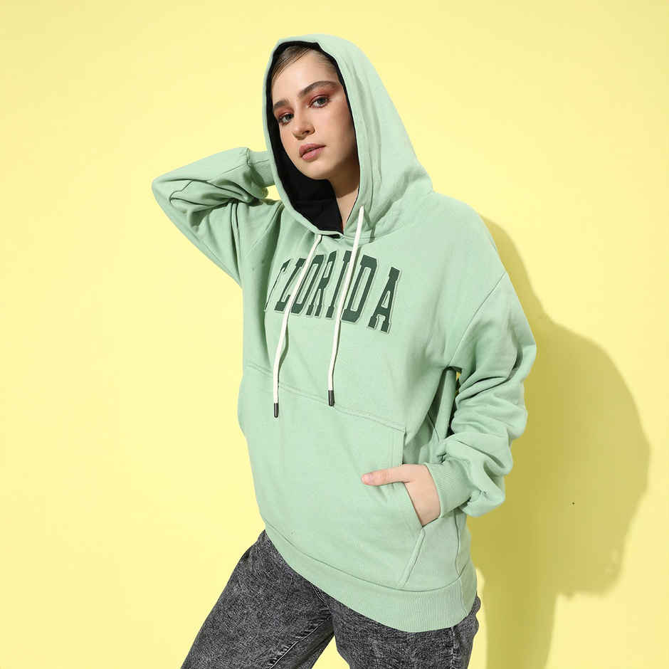 Dillinger Women's Sweatshirt | Dlwmnhd008P | Green - XS