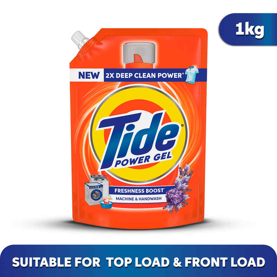 Tide Power Gel Liquid Detergent for Top Load & Front Load Washing Machine
