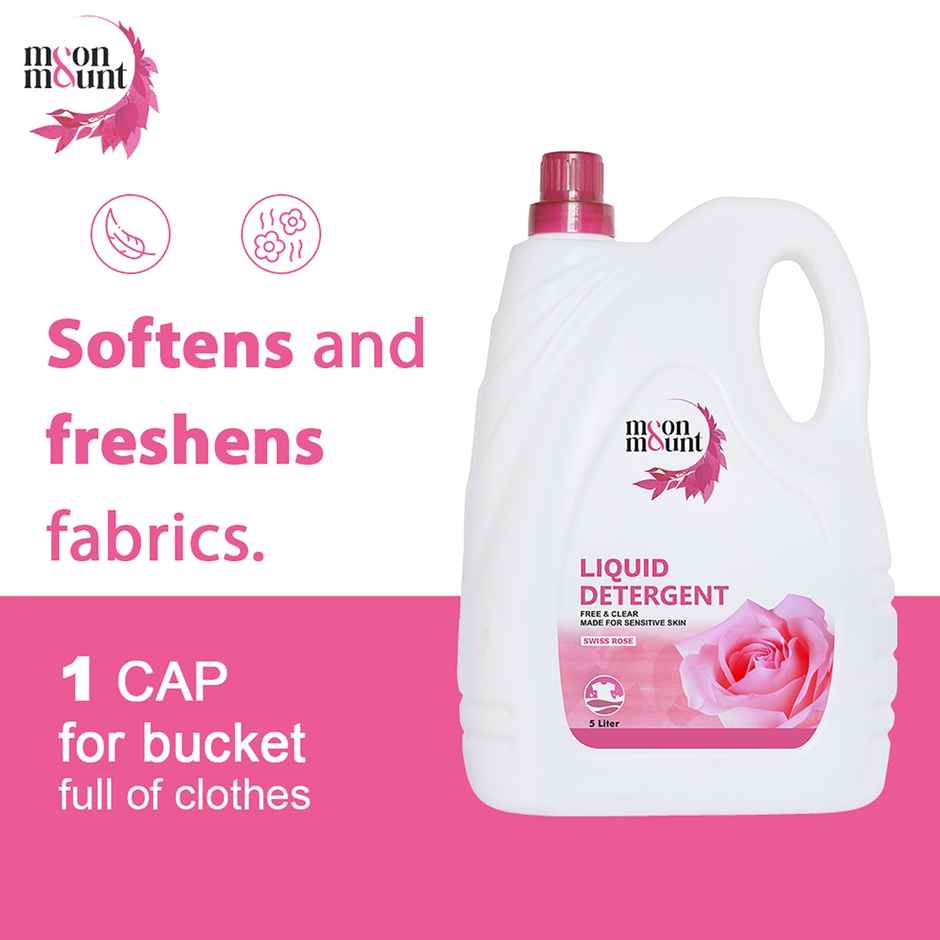 Moon&Mount Rose Top & Front Load Detergent Liquid