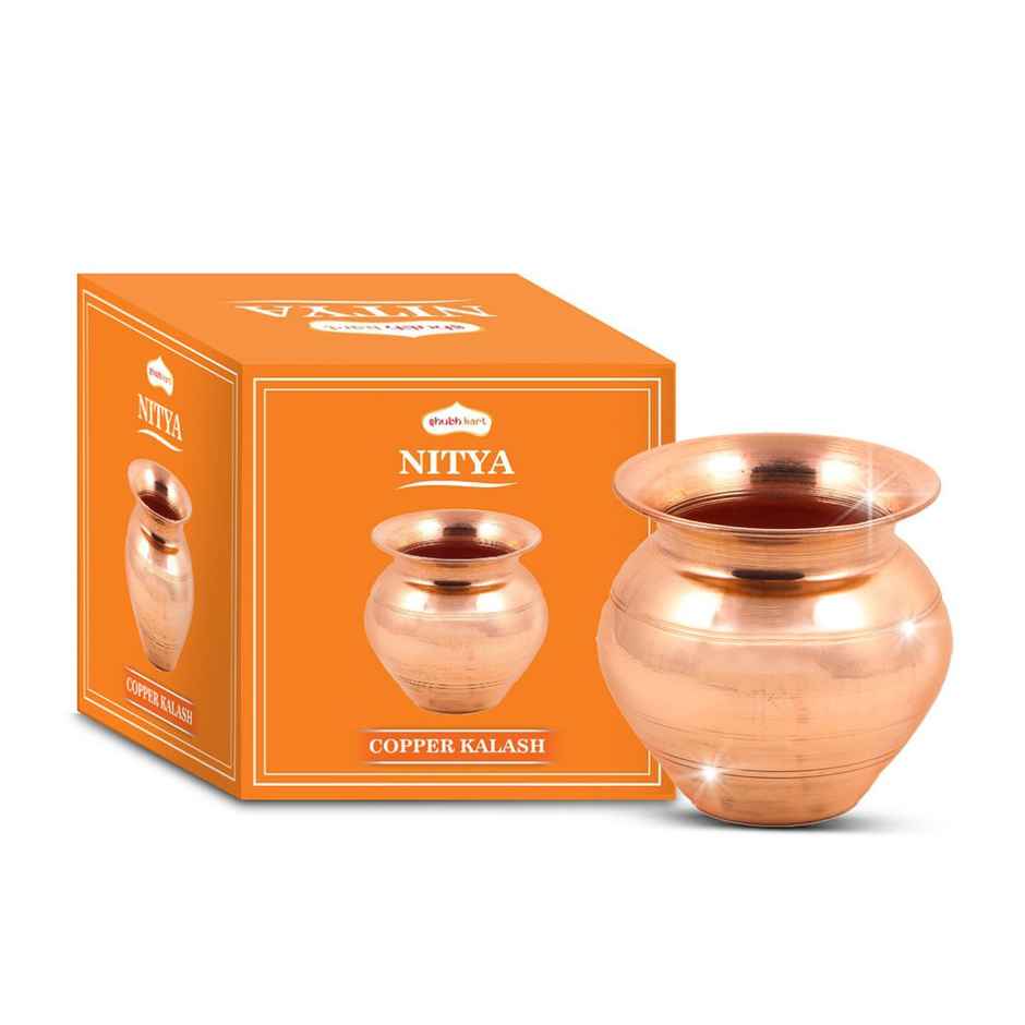 Nitya Copper Kalash for Pooja | 300 ml | Shubhkart