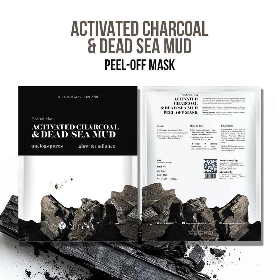 Seasoul Peel-Off Mask Activated Charcoal