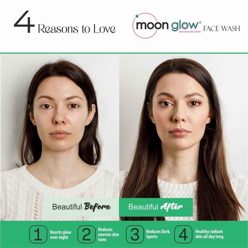 Moon Glow Pearl Face Wash Deeply Cleanses | Rejuvenate Skin And Repair Skin Tissues