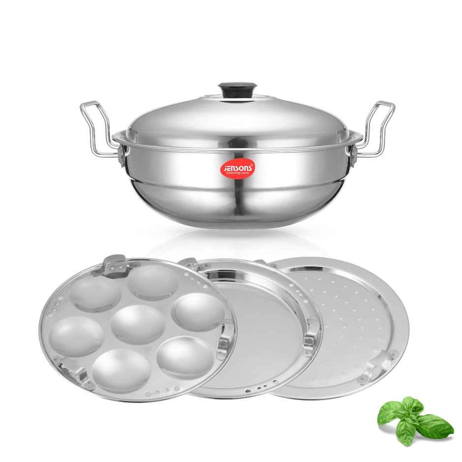 Jensons Heavy Capsul Bottom Multi Kadai Induction Compatible