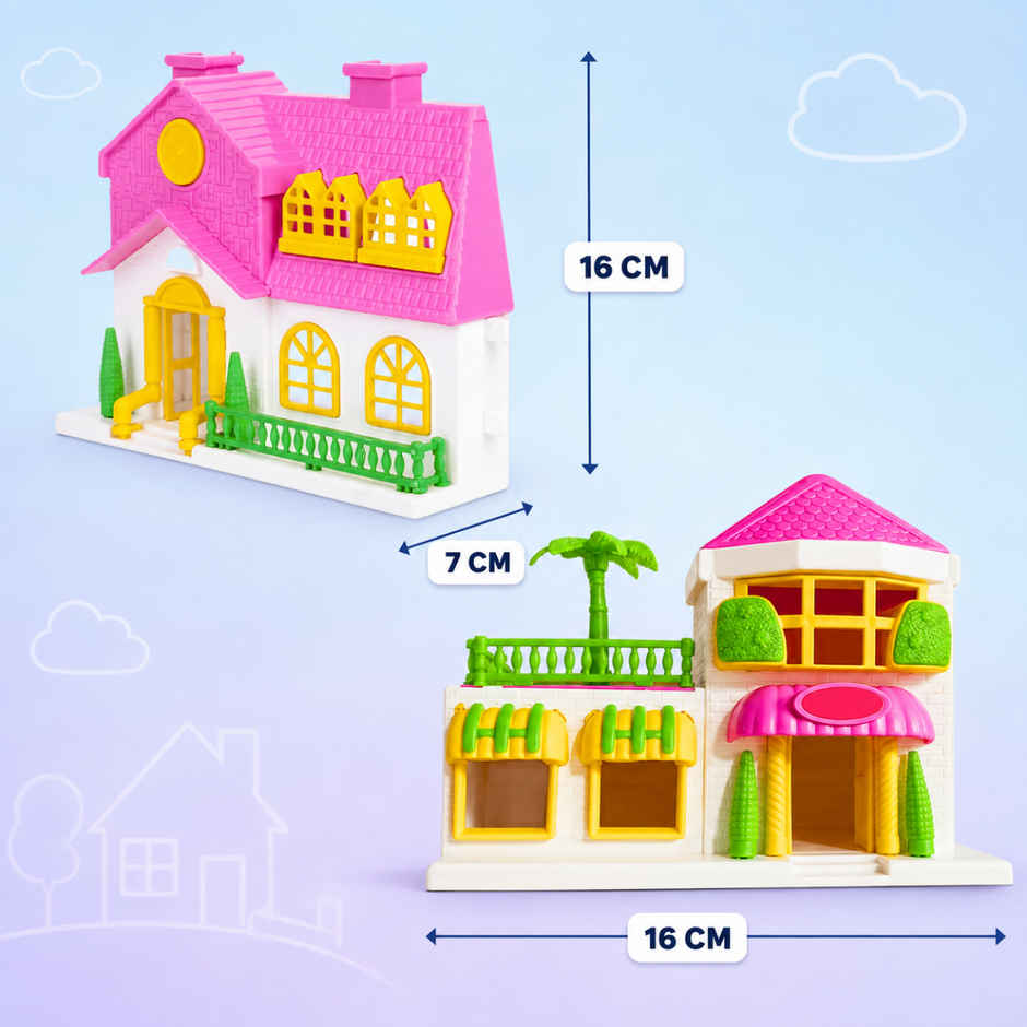 Toytales Funny Doll House Small | Play Set Toys | Gift For Girls | Birthday Gift