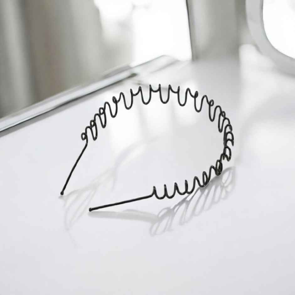 Pichai Metal Hair Band Black