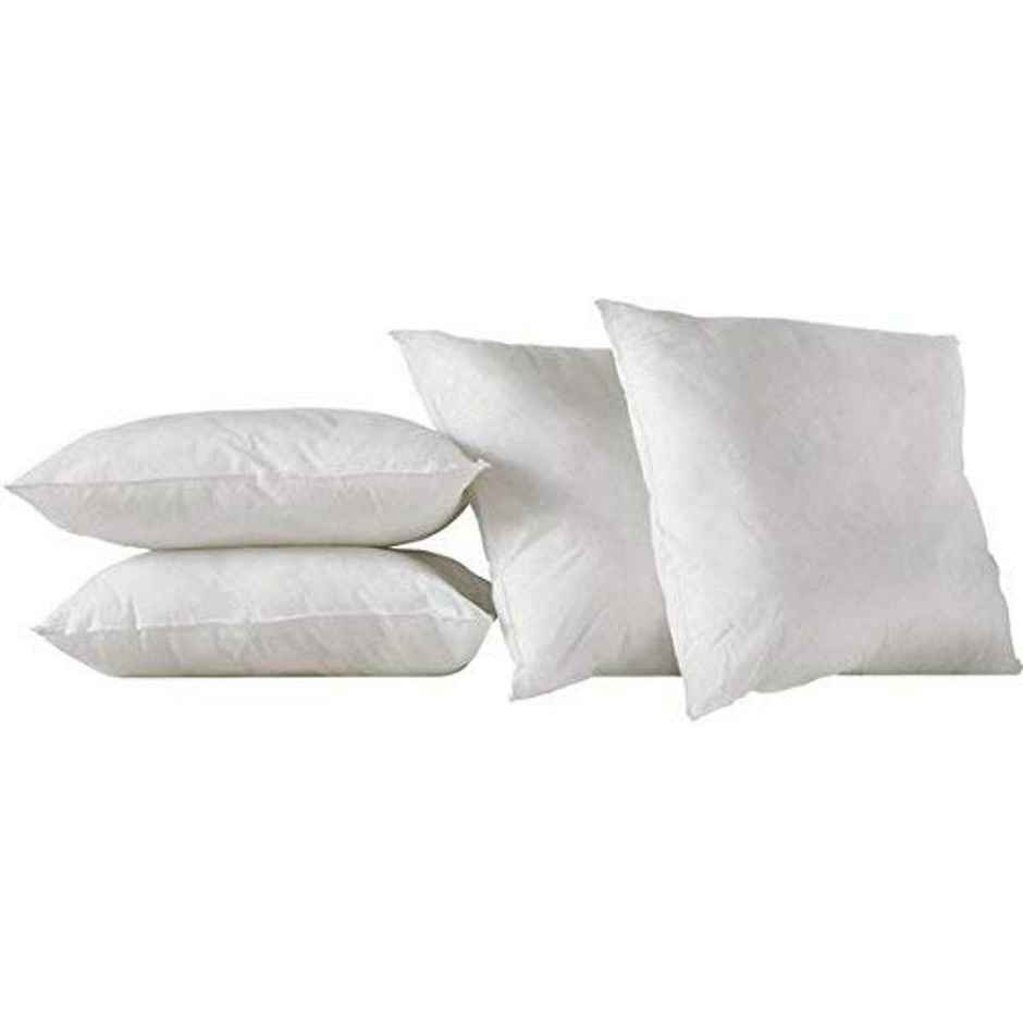 Kuber Industries Set of 2 Microfibre 16"x16" inches Cushion Filler (CTKTC013953 White)