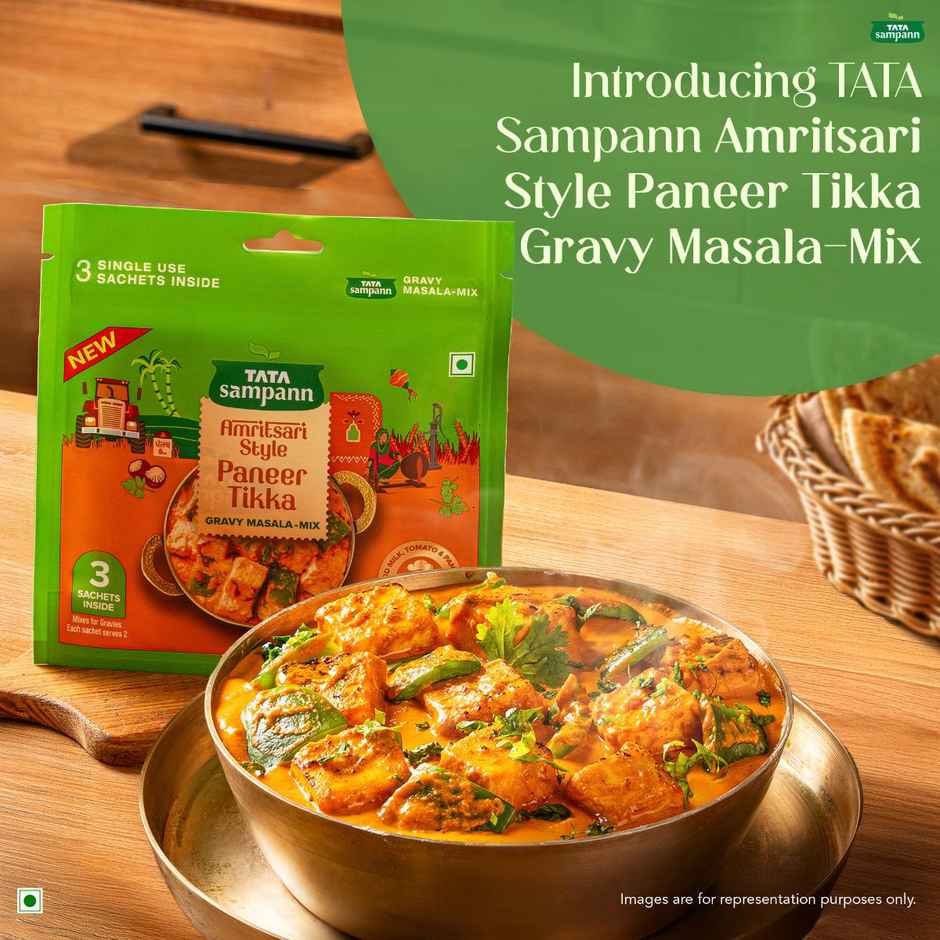 Tata Sampann Amritsari Style Paneer Tikka Gravy Masala Mix