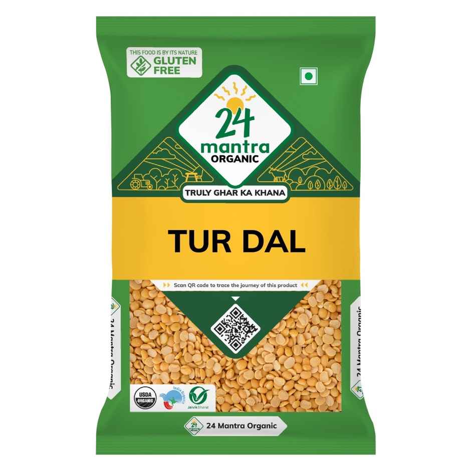 24 Mantra Organic Tur Dal - Split