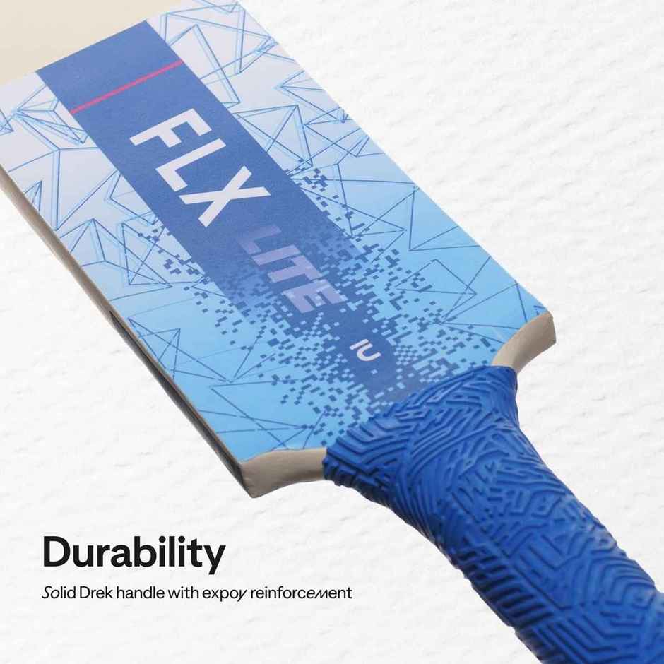 Decathlon FLX Adult Cricket Bat For Tennis Cricket | Blue | Size 6