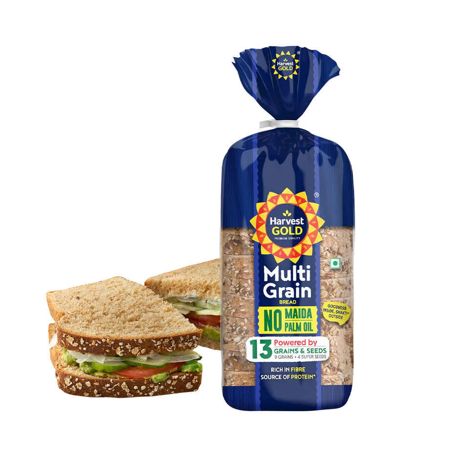 Harvest Gold - Multigrain Bread- 13 Grains & Seeds (Zero Maida)