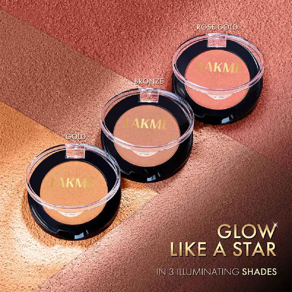 Lakme FaceIt Highlighter Gold H2