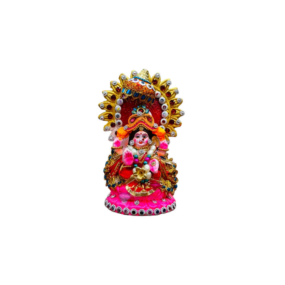 Lakshmi Ganesh Idol | Diwali Puja Chakra | 5 inch | DiaCraft