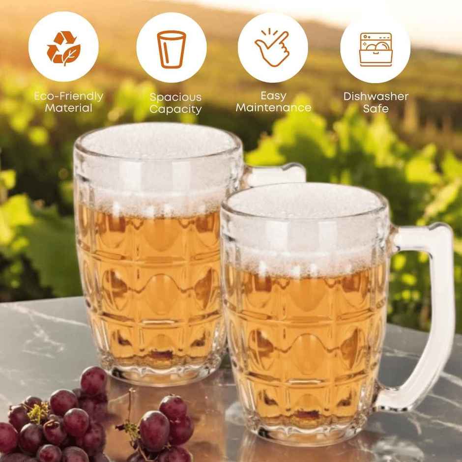 Beer Mug Set | 380 ml Each | Yera Glassware