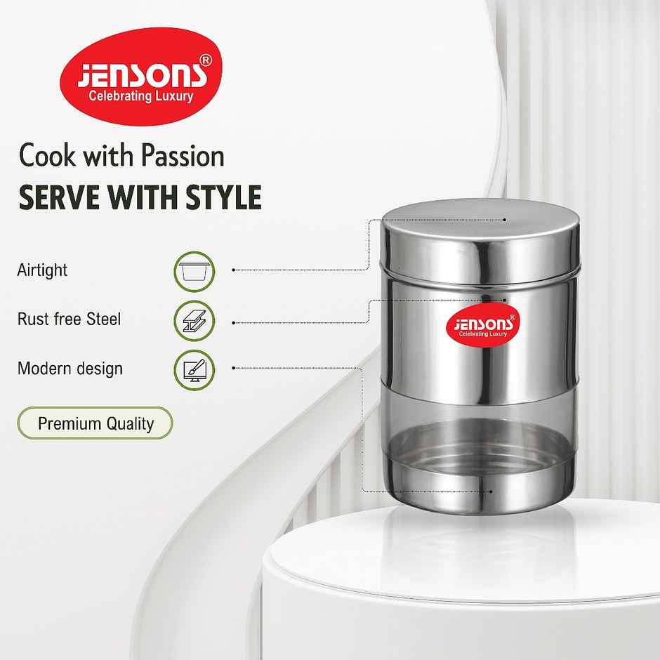 Jensons Straight Canister 10 cm (Single Pc)