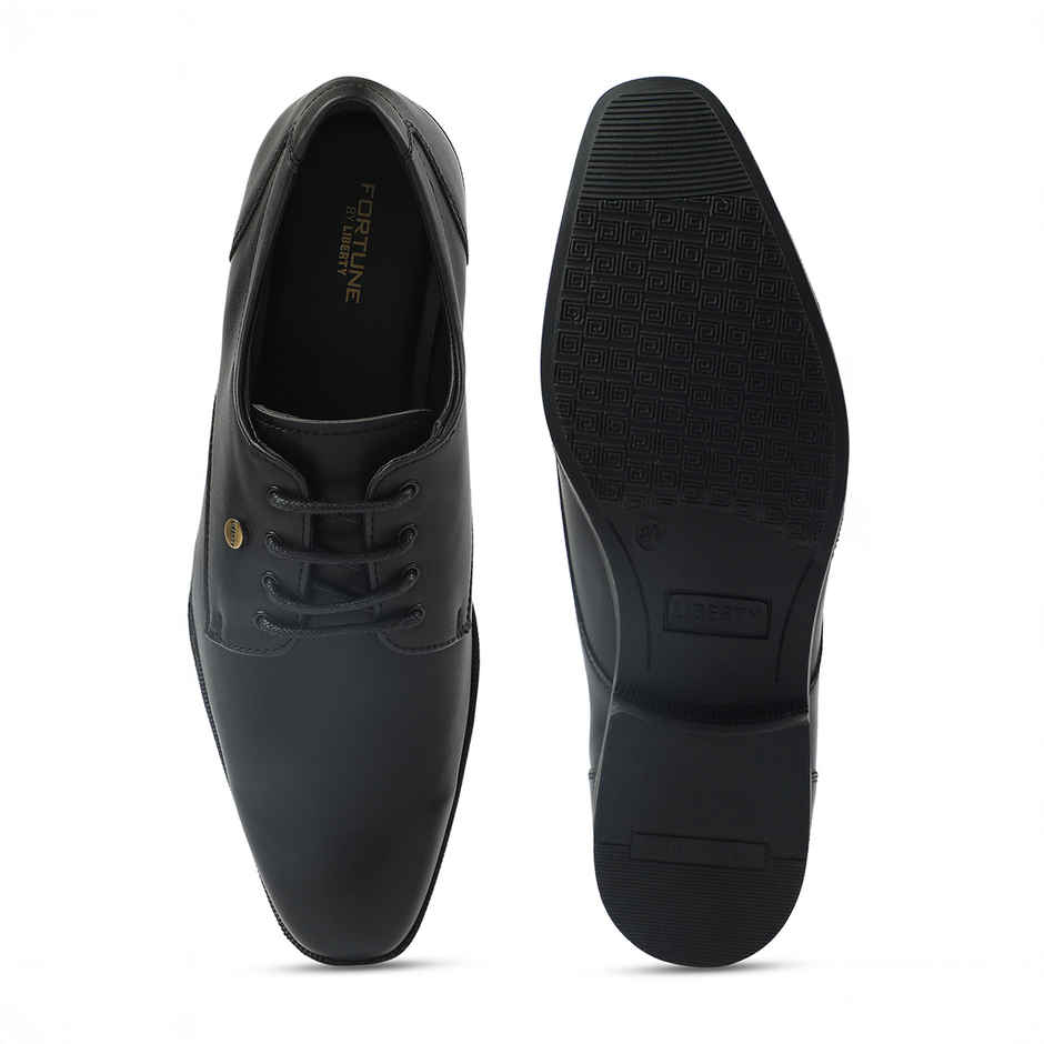 Liberty Apparel Men's Fortune Benstock1E Formal Derby Shoes | Black - UK 7