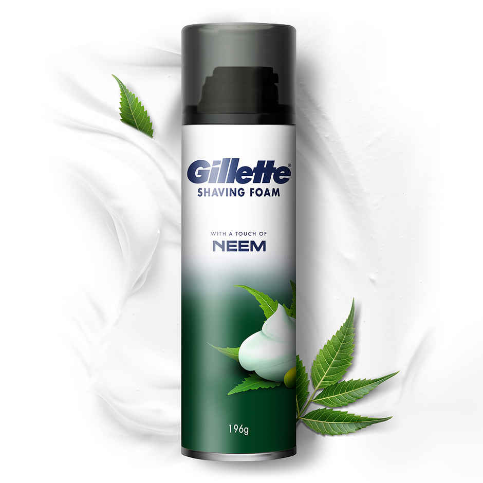 Gillette Pre Shave Foam, Neem