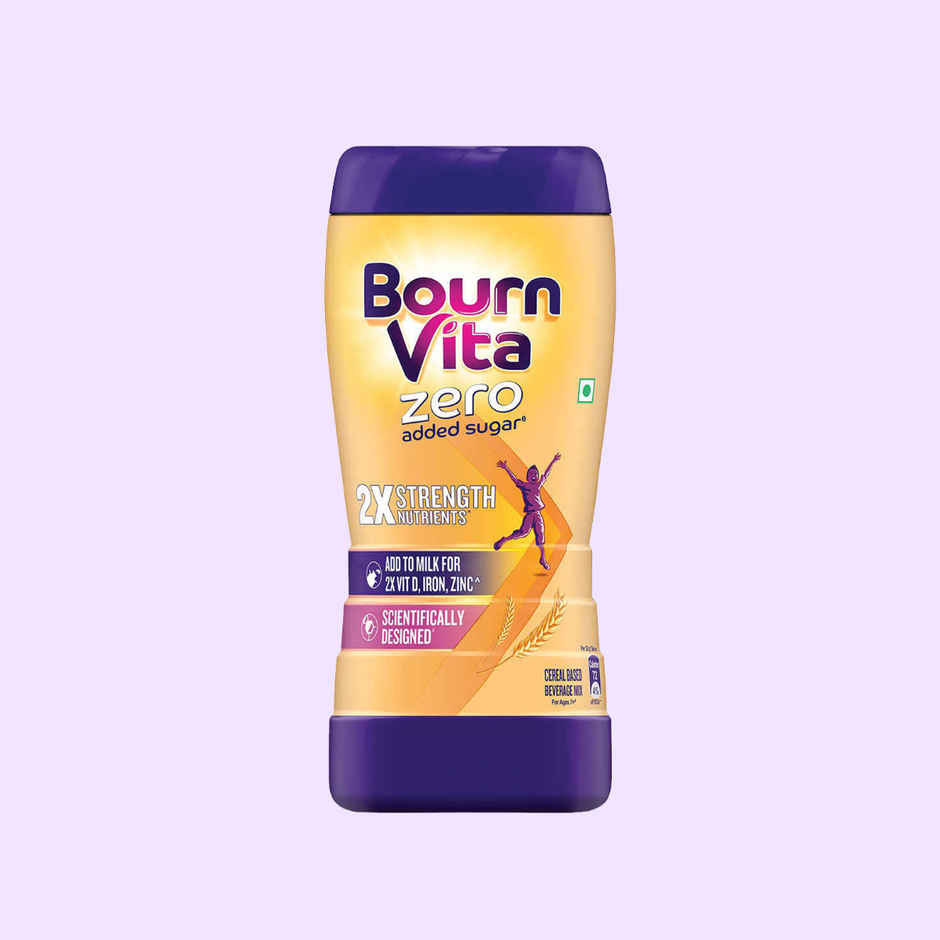 Bournvita Zero Added Sugar Nutrition Drink Jar