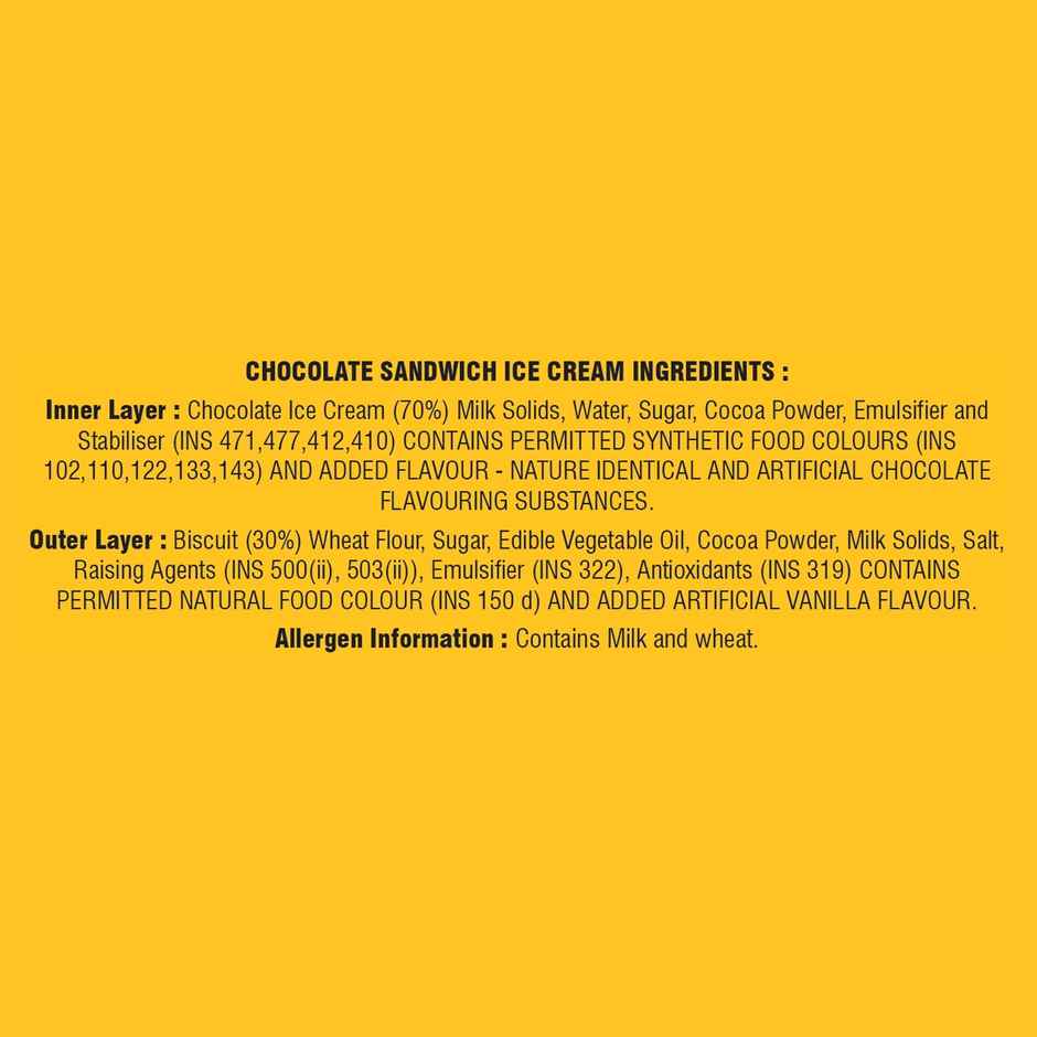 Dairy Day Chocolate Ice Cream Sandwich