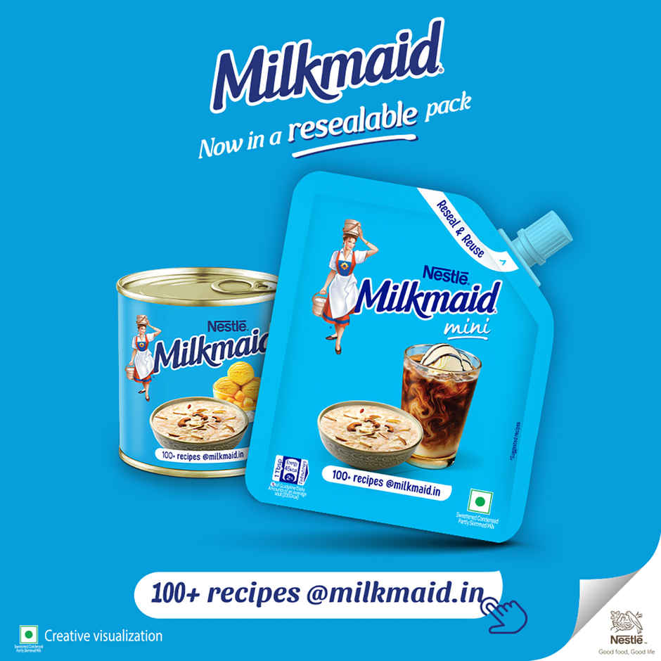 Nestle Milkmaid Mini | Sweetened Liquid Condensed Milk | Rich & Creamy