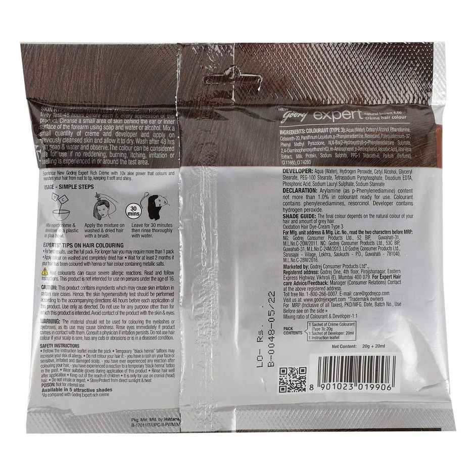 Godrej Expert Creme Hair Natural Brown Colour Combo