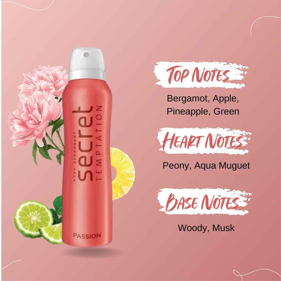 Secret Temptation Passion Deodorant for Women