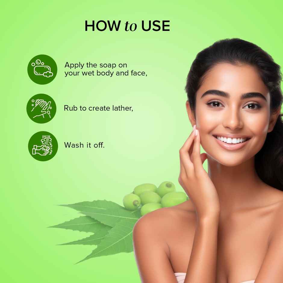 Khadi Natural Neem Tulsi Soap For Refreshing Skin