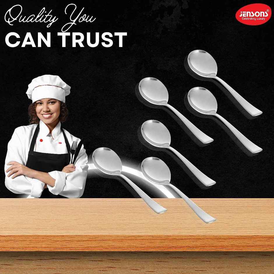 Jensons Flow Baby Soup Spoon Set of 6