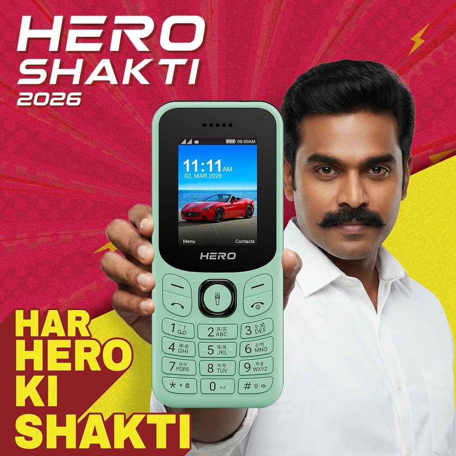 Lava Hero Shakti 2026 Dual SIM Keypad Phone | 1.8 inch Display | Type C | Mint Green